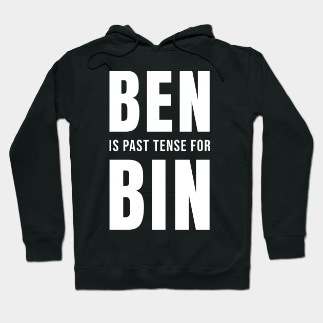 Laden Ben is Past Tense for Bin #BenLaden Hoodie by sheepmerch